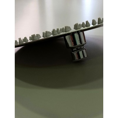 Soffione tondo inox D.20