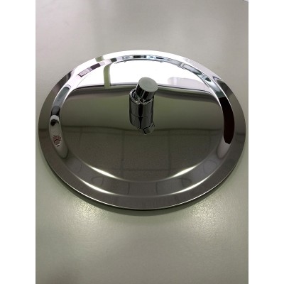 Soffione tondo inox D.25