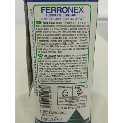 Flussante decapante sciogliruggine 1L Ferronex FERRO1000